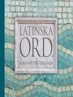 cover image of Latinska ord